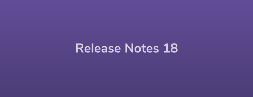 Release Notes: DevRel18