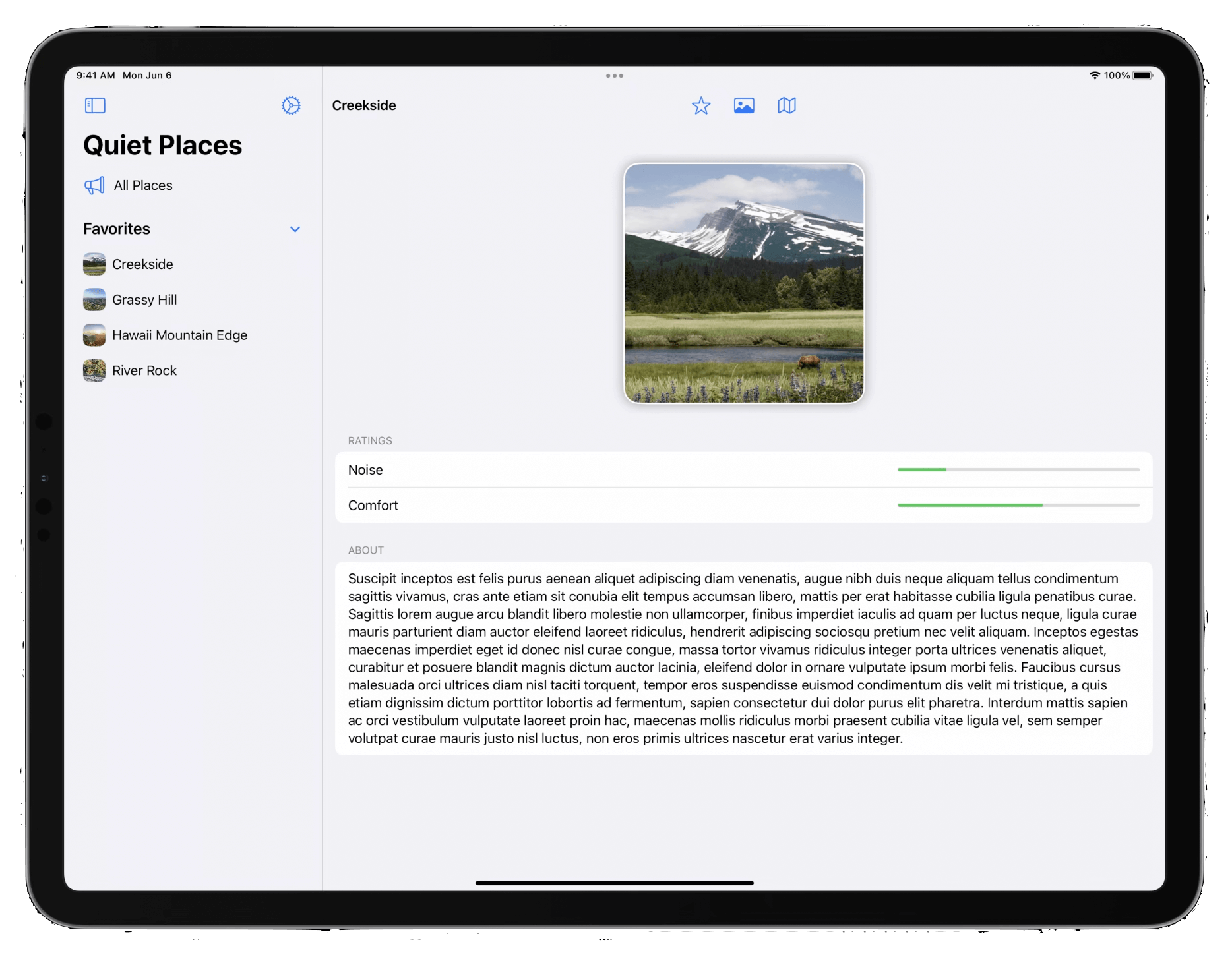 .toolbarRole(.editor) in iPad.