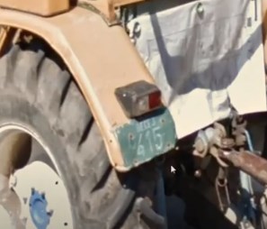 tractor green license plates