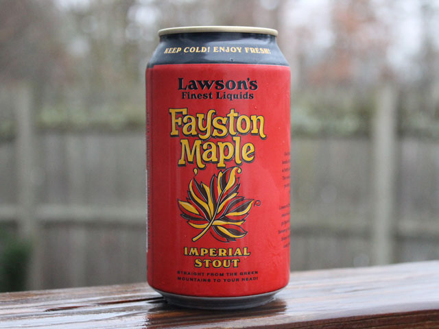 Fayston Maple, a Imperial Stout brewed by Lawson's Finest Liquids