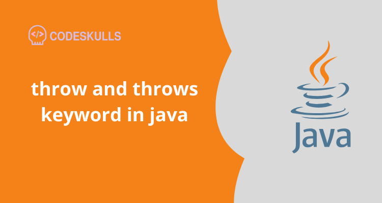 throw and throws keyword in java