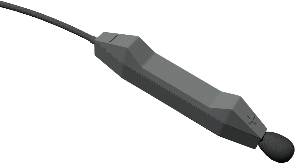 A 3d-model representation of the microphone