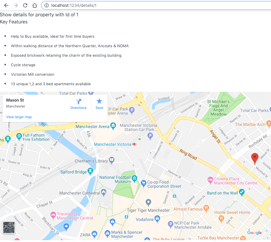 Property Details App - Incomplete Property Details App - Incomplete