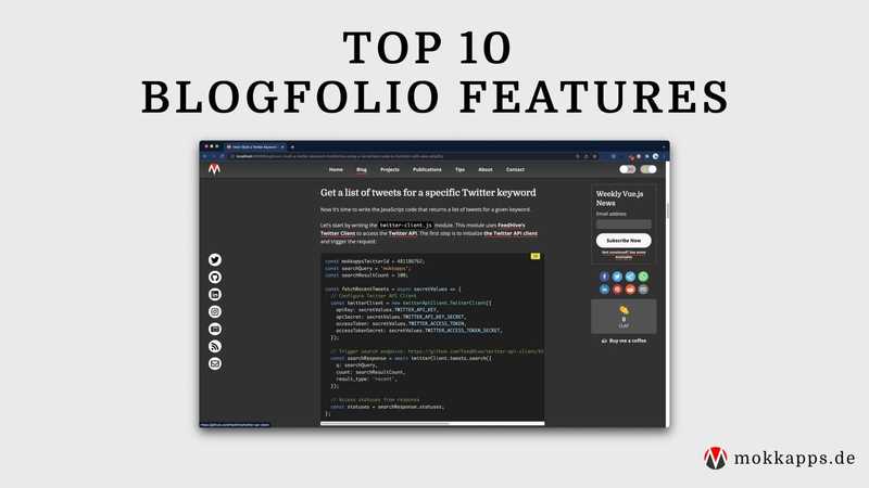 The 10 Favorite Features of My Developer Portfolio Website Image