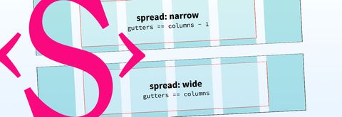 Narrow and wide spread column math