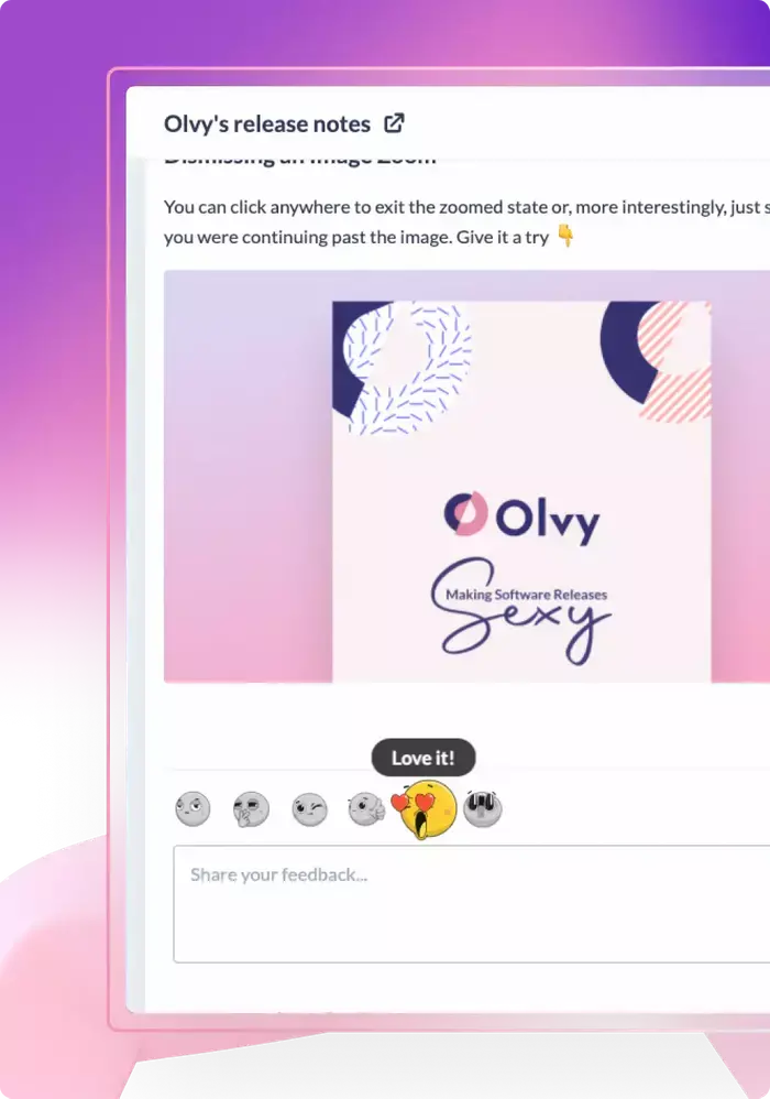 Olvy release feedback and reactions image