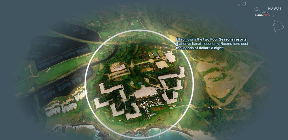 Larry Ellison’s Lanai Isn’t for You—or the People Who Live There , by Bloomberg