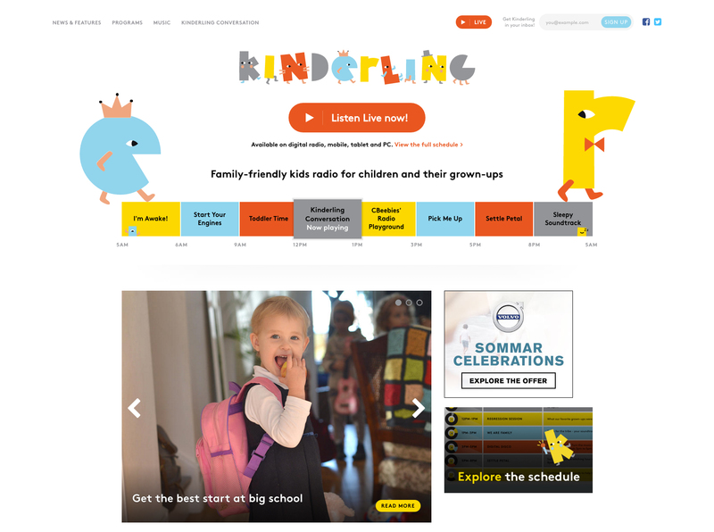 Kinderling home page