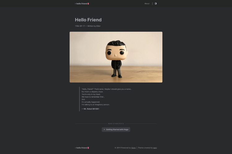 Hugo-Theme-Hello-Friend