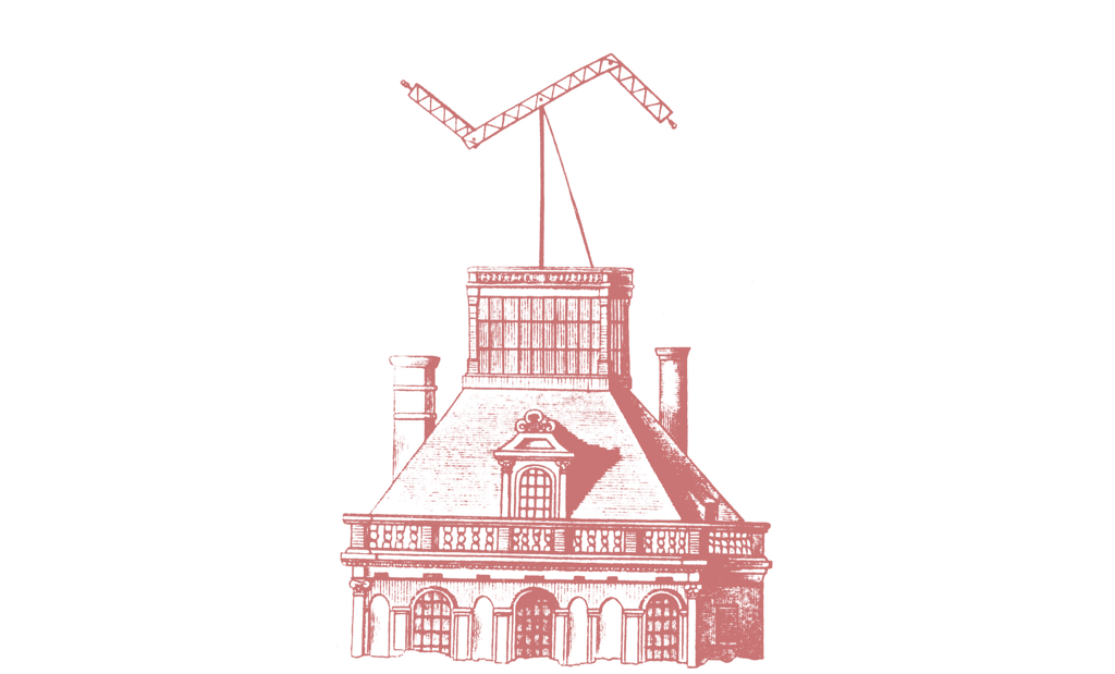 A picture of a Chappe telegraph tower