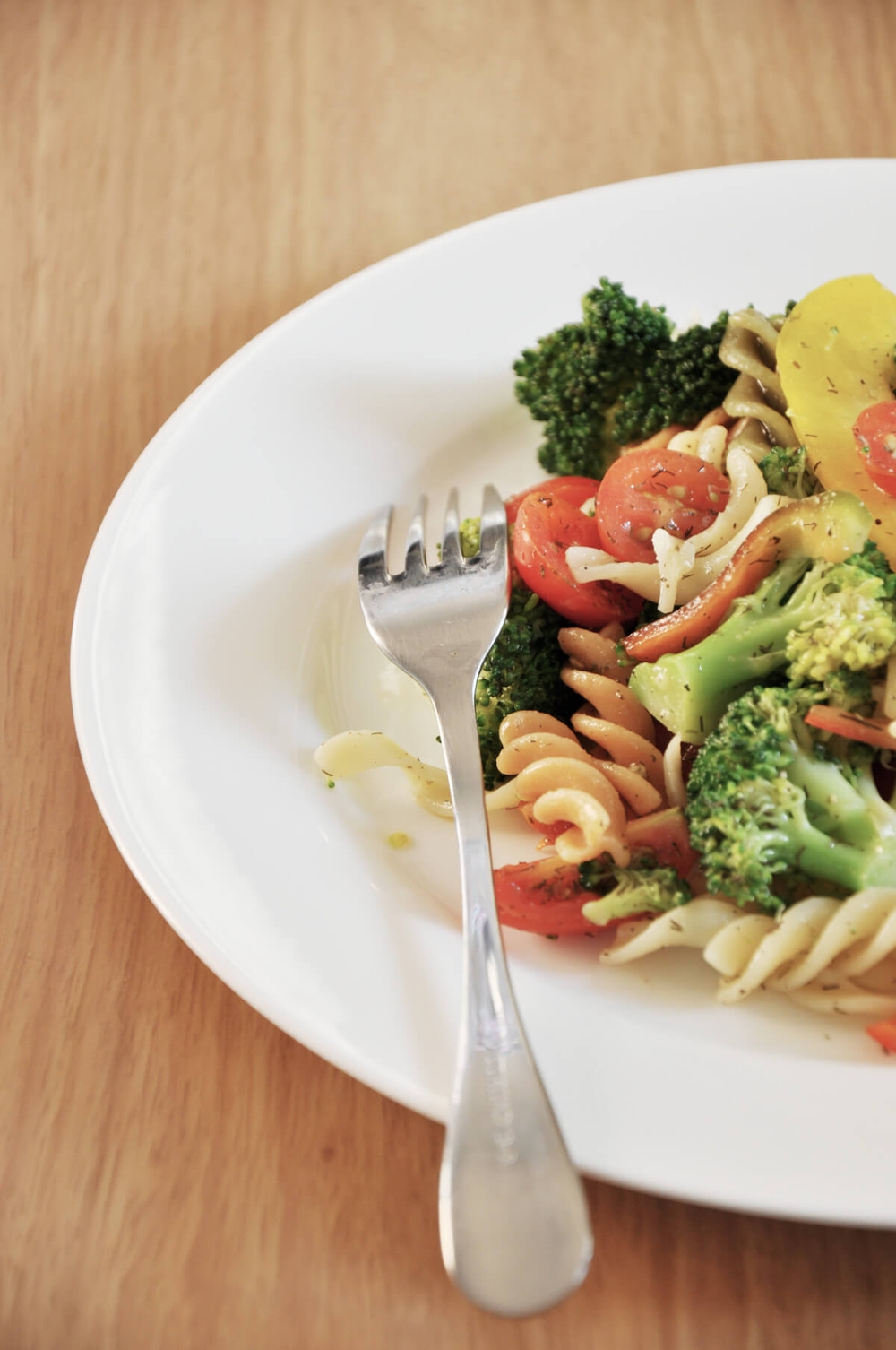 Three Color Pasta Salad with Broccoli