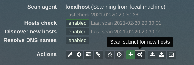 Scanning for new hosts