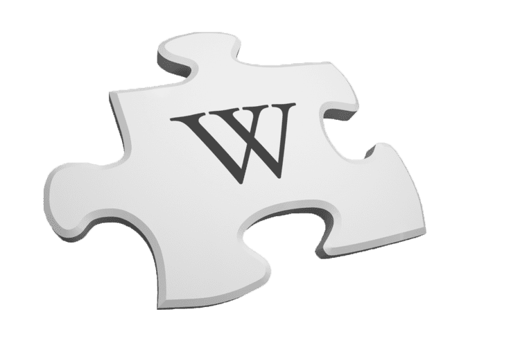 Wikipedia: a key puzzle piece to complete the big picture Wikipedia: a piece of puzzle