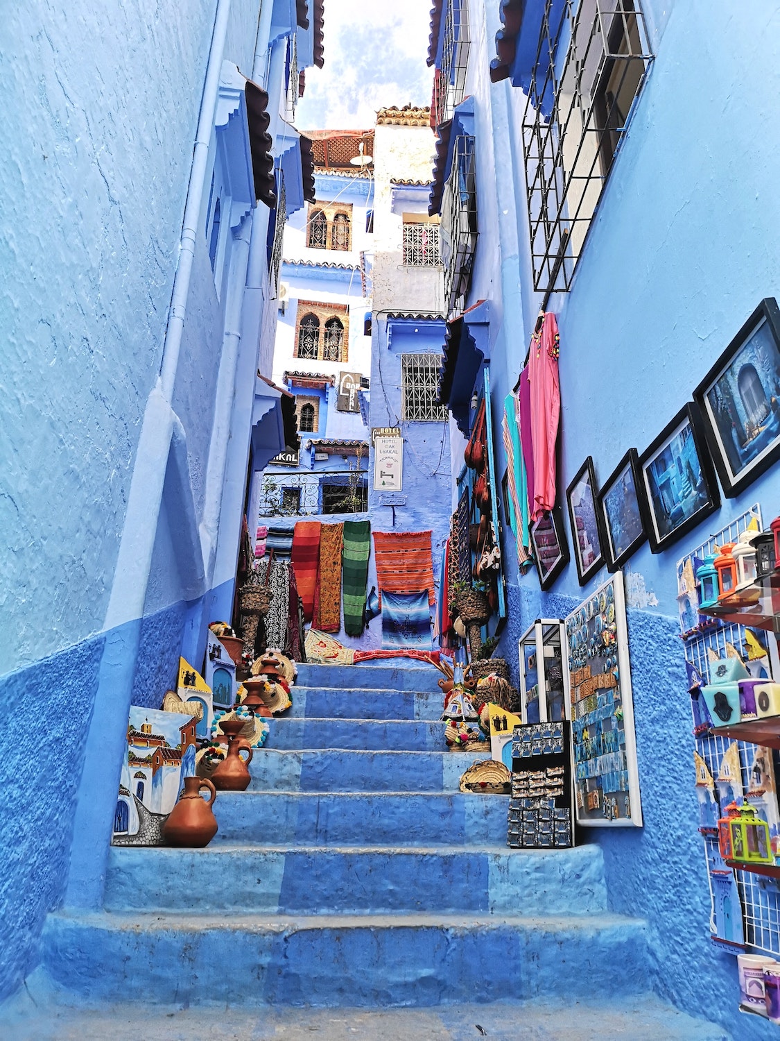 Steps in Chefchaouen