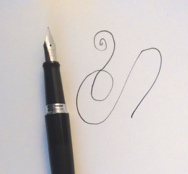 My shiny new pen