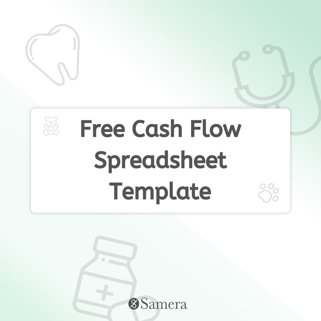 Free Cash Flow Spreadsheet Template