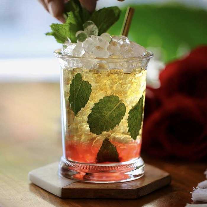 Raspberry Julep Cocktail