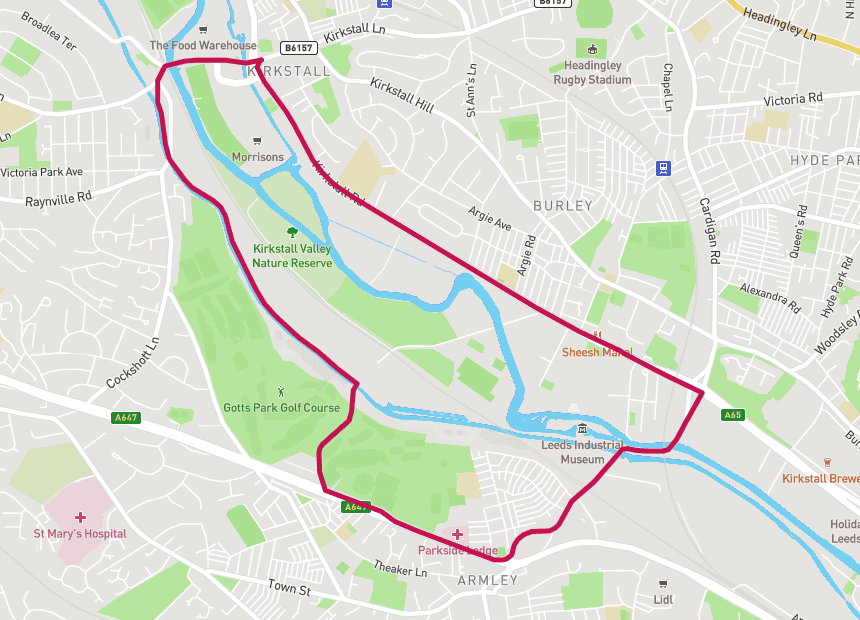 Leeds Run Routes