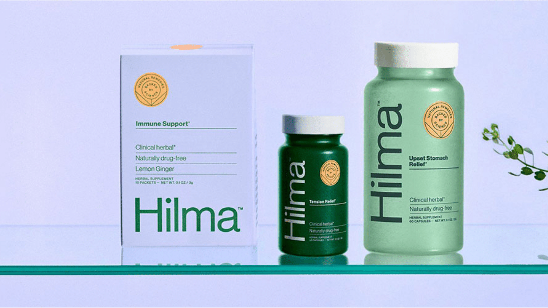Brand identity and packaging for supplement, health brands