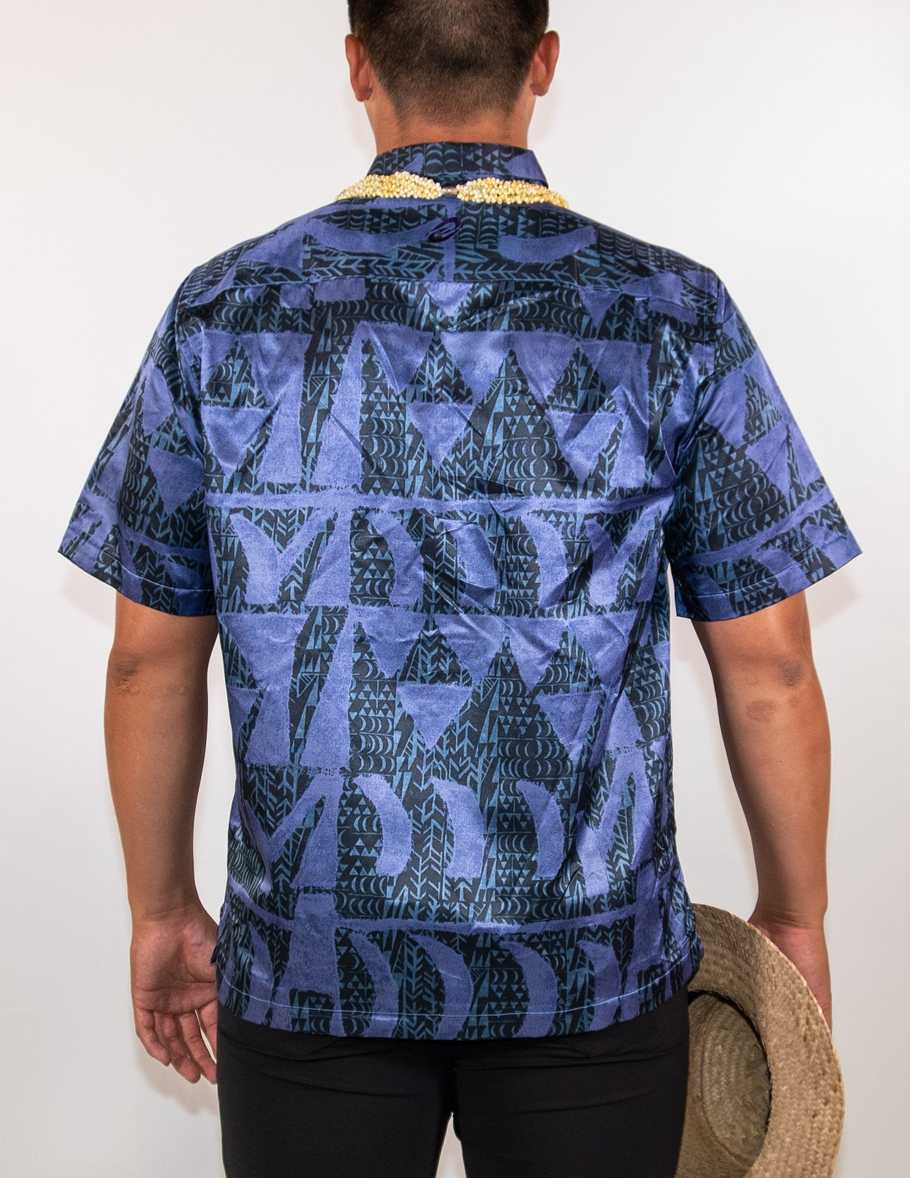 hoaka-button-down-aloha-shirt - Blue Night / 2XL / Silk