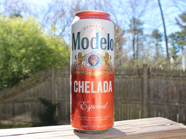 A 24oz can of Modelo Chelada