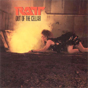 The album cover of Ratt's Out of the Cellar, featuring Tawny Kitaen as the cover model