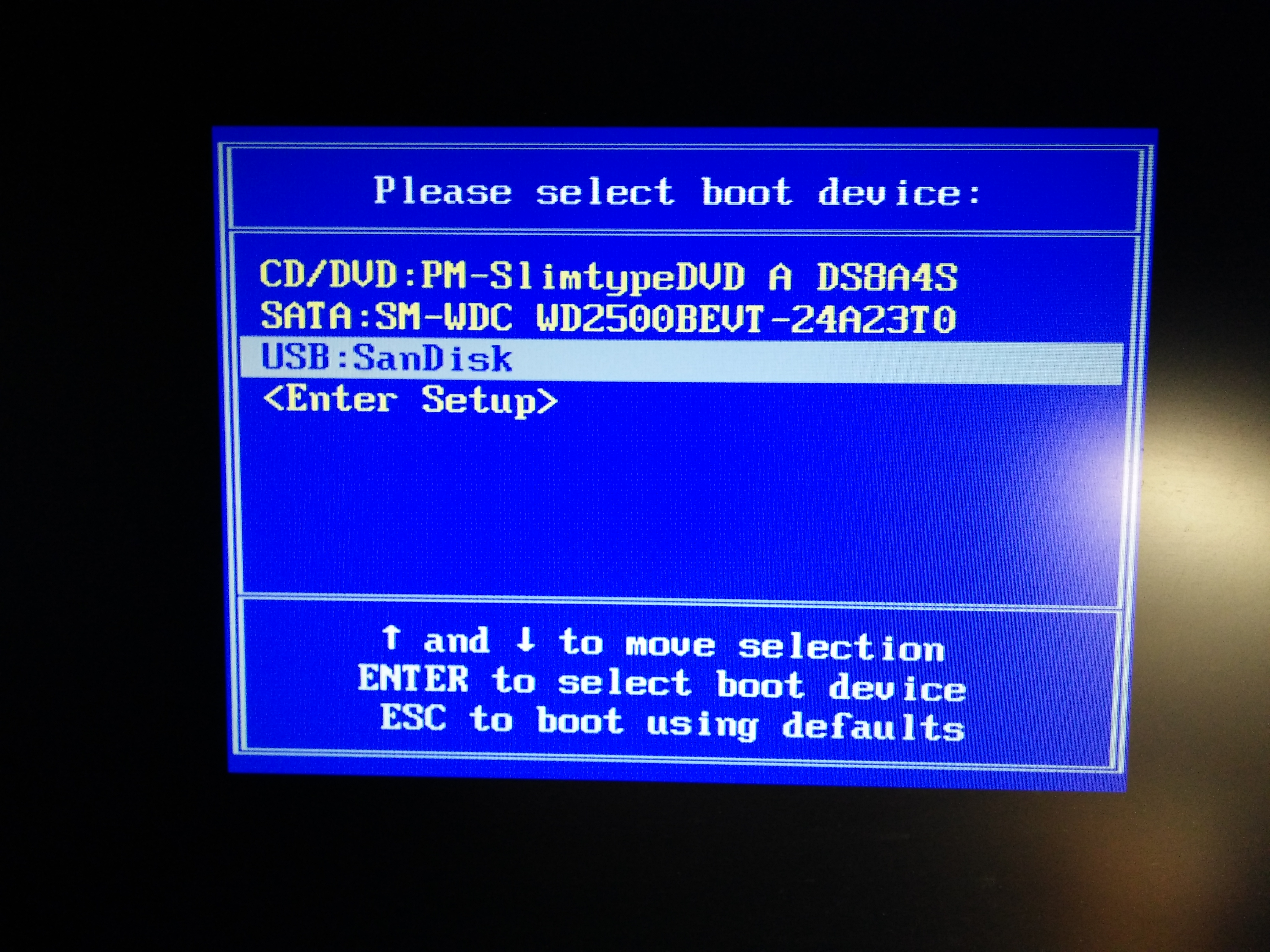 Lenovo PC Boot