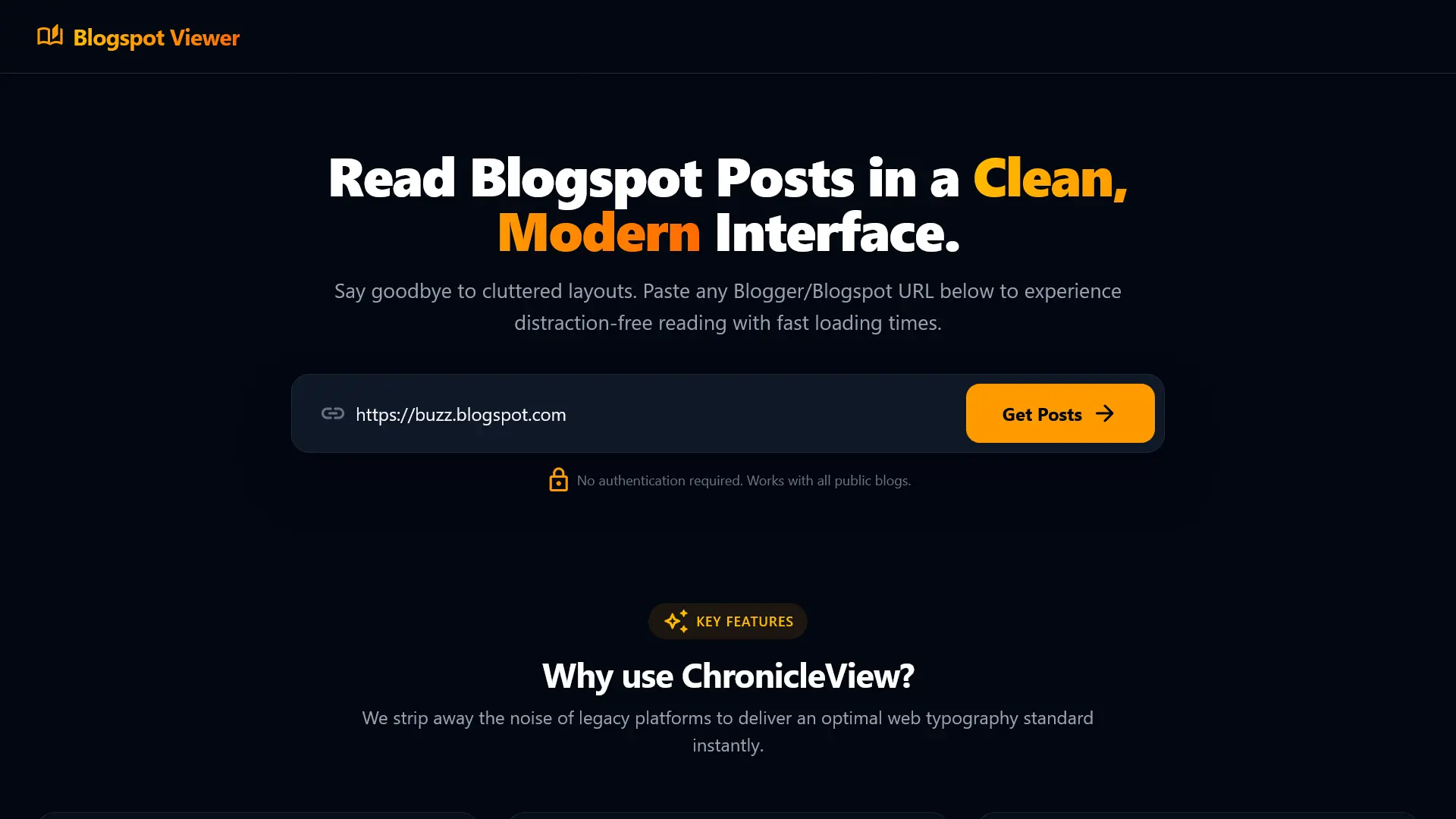 Blogspot Viewer