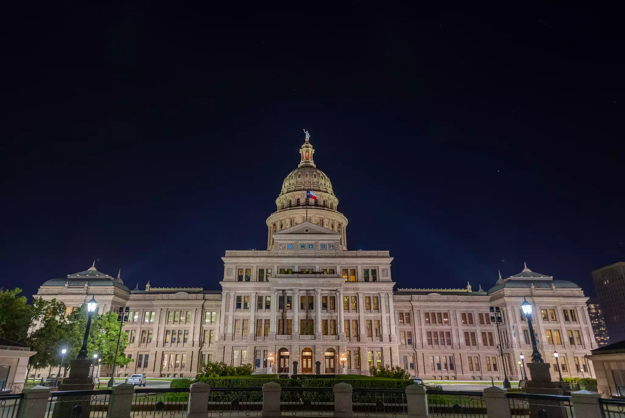 Texas State Captiol at Night #5