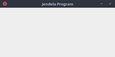 Jendela perama dengan Swing