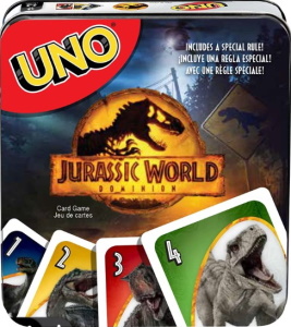 Jurassic World Dominion Uno Game