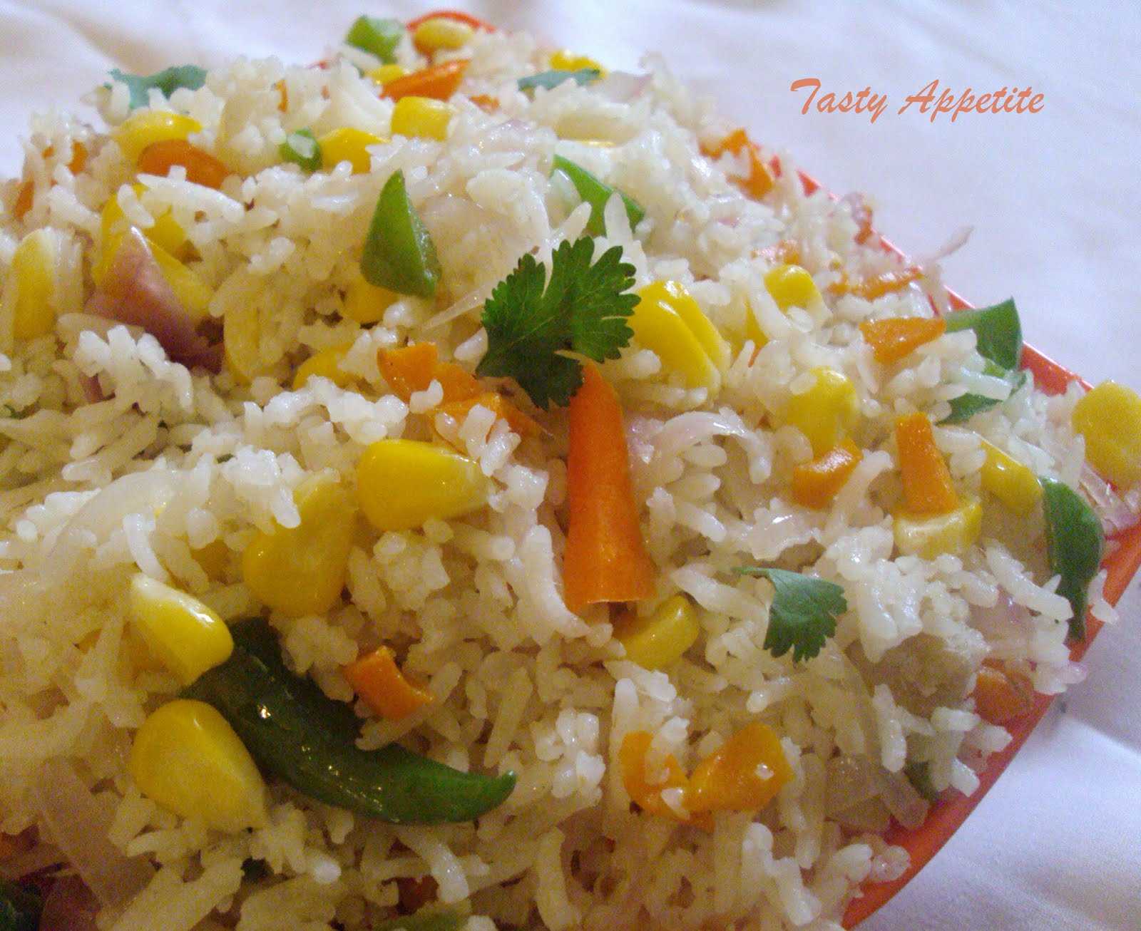 Pulao Sweet Corn Pulao Tasty Appetite