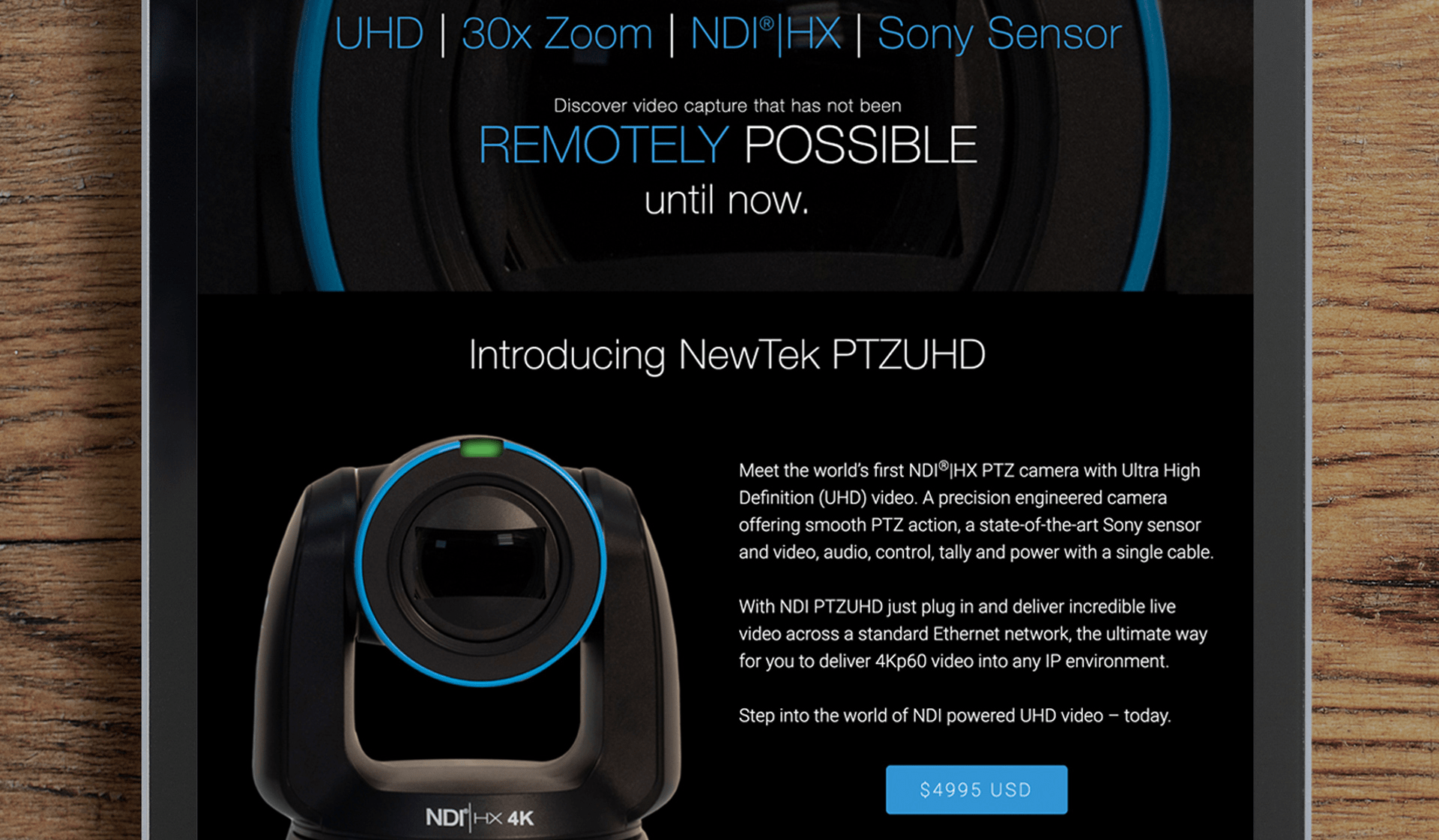 NewTek PTZUHD 2