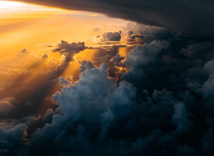 Sunset in the clouds Sunset in the clouds