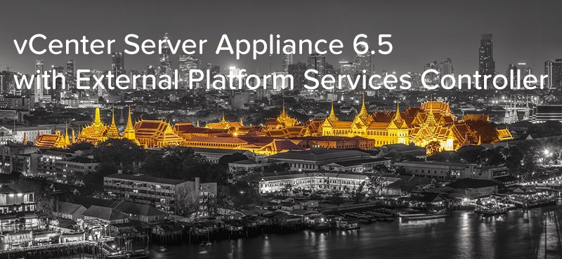 vCenter Server Appliance 6.5 with External Platform Services Controller - Logo