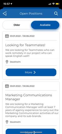 Employee Communication App Recruitment Job Listings for Human Resources