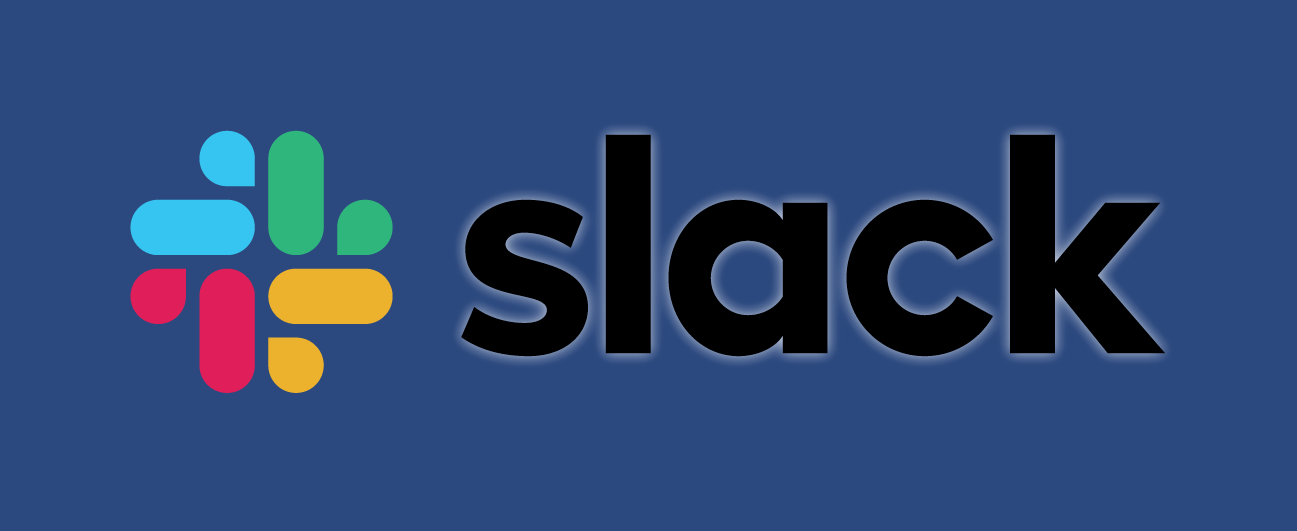 a picture with the slack logo