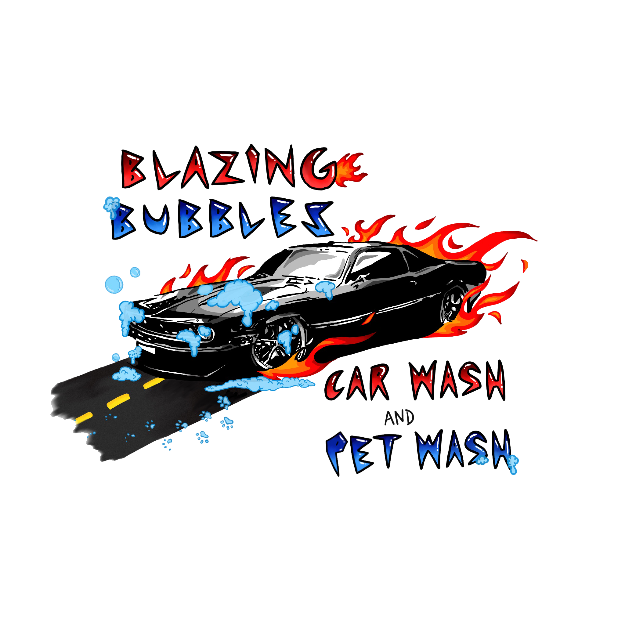 Blazing Bubbles Car Wash hero image