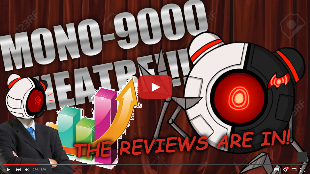 A thumbnail for MONO-9000's apparent youtube channel.