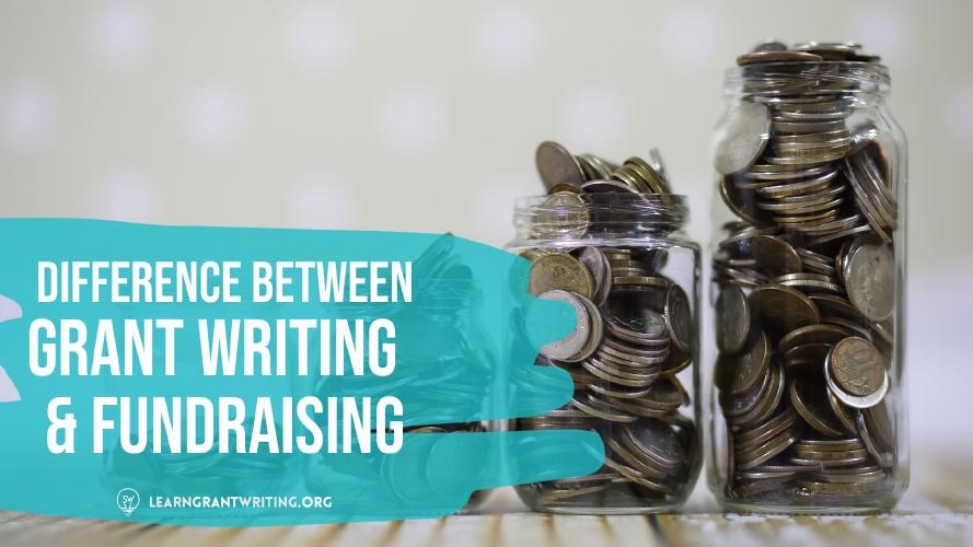 What's the difference between grant writing and fundraising? image