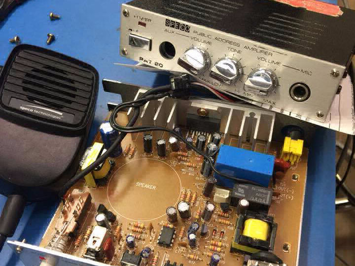 Fixing an Amplifier and Speaker