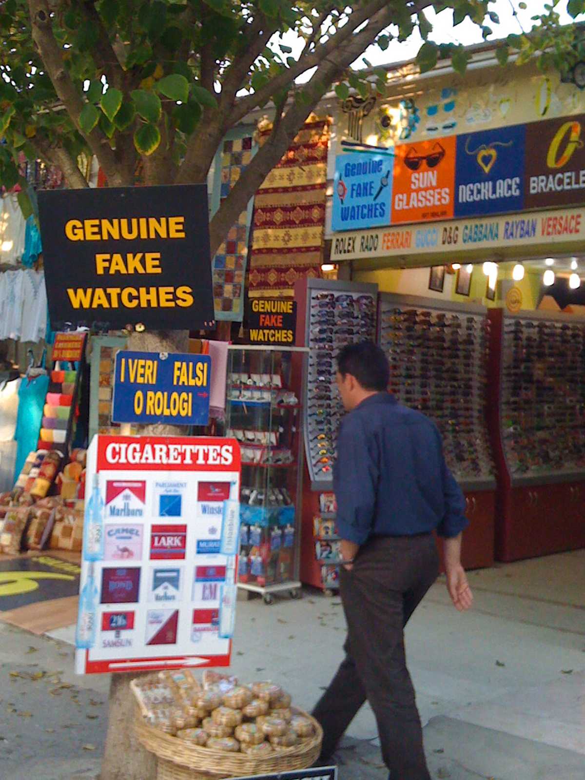 Marketing genius at work: Genuine Fake Watches, Ephesus