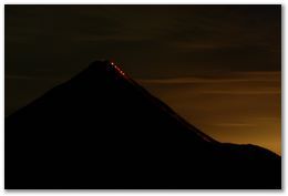Arenal Volcano Eruption Journal - July 17th, Arenal Lodge View