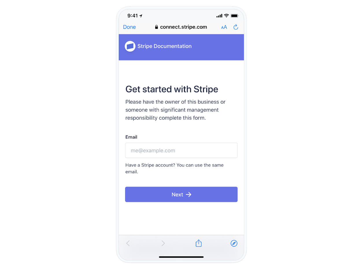 App screenshot for Stripe 1