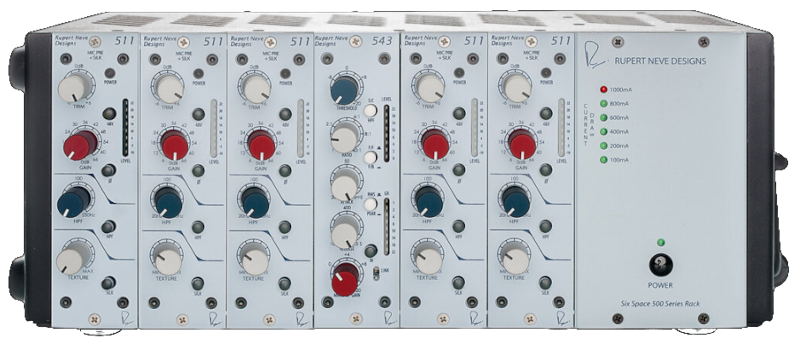 Neve 500-series lunchbox with 511 and 543