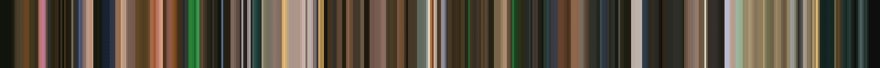 A barcode of colors from the vid Come Together