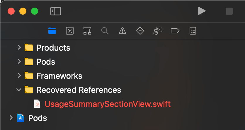 Recovered References