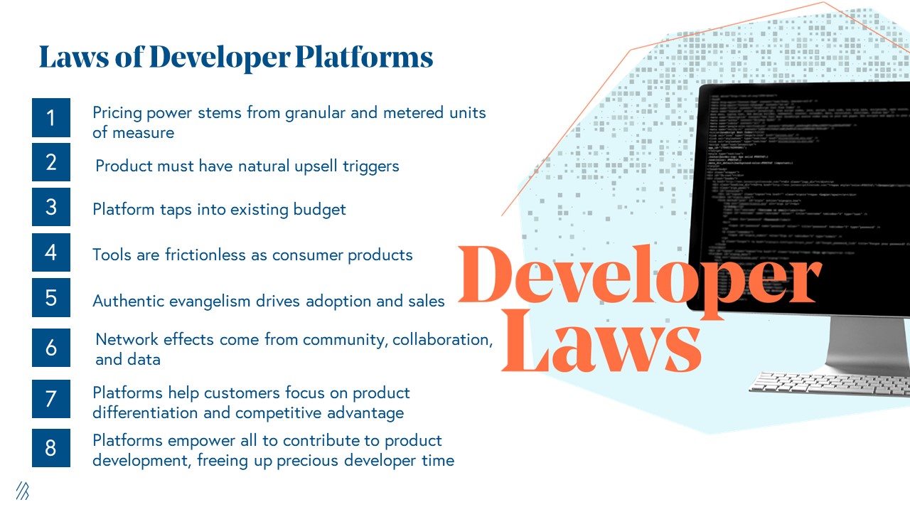 Laws of Developer Platforms
