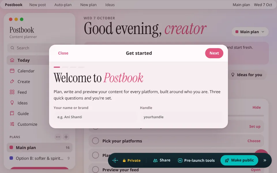 Postbook