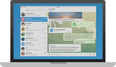 Screenshot for Telegram Desktop App